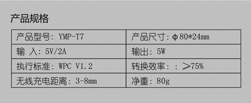 桌面式3合1無線充電器T7 14